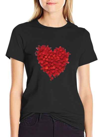 Heartful Black T-Shirt