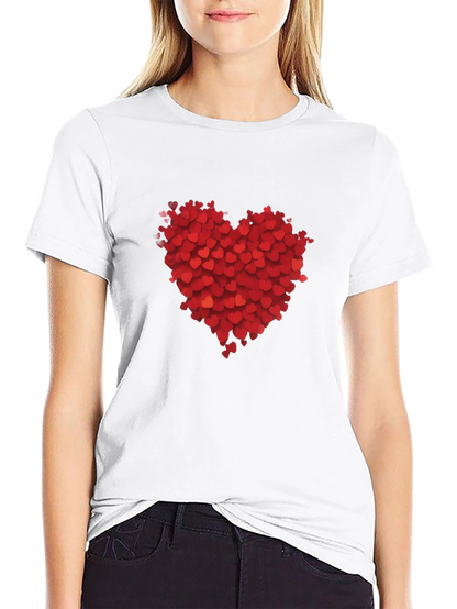 Heartful Black T-Shirt