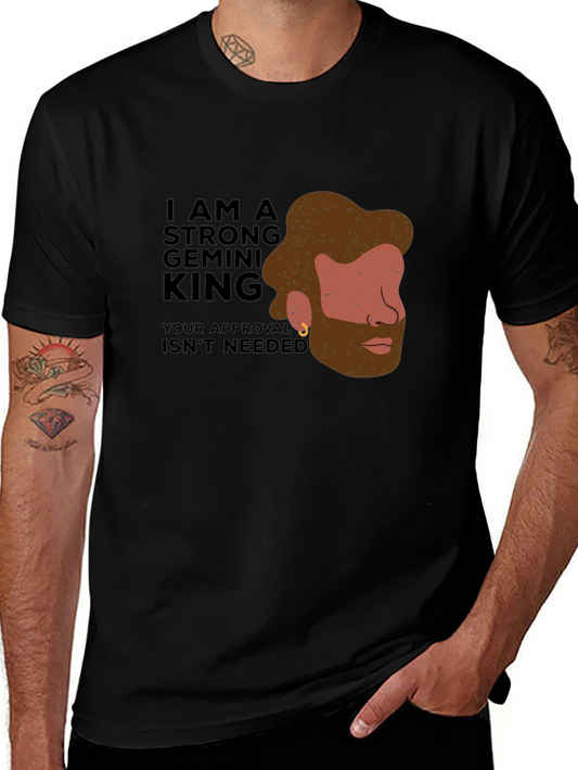 Strong Gemini King Graphic Tee