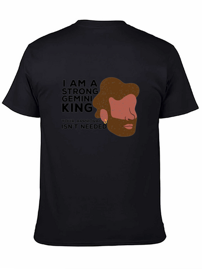 Strong Gemini King Graphic Tee