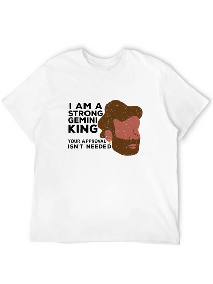 Strong Gemini King Graphic Tee