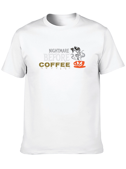 Nightmare Before Coffee Halloween T-Shirt
