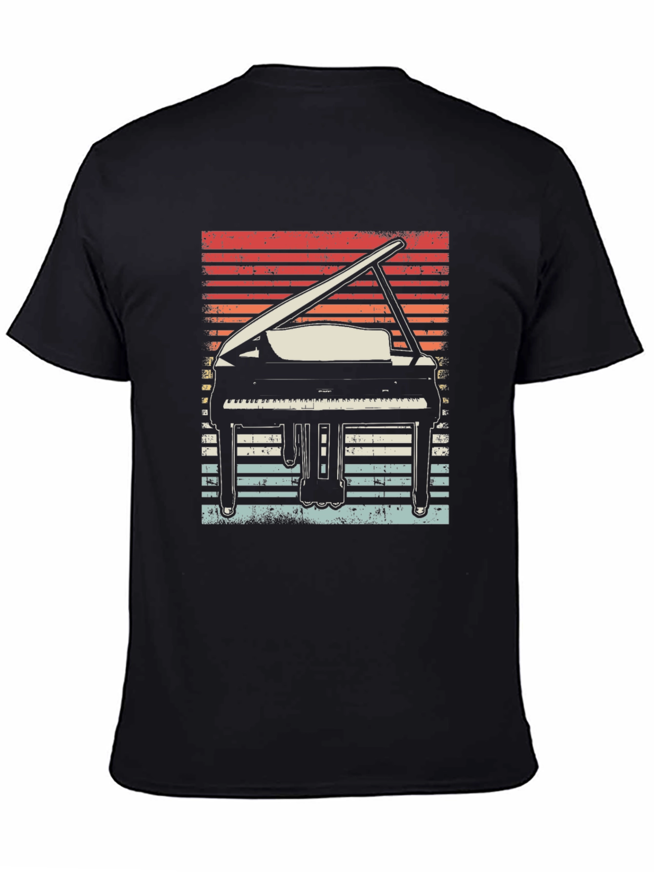 Retro Grand Piano Graphic Tee