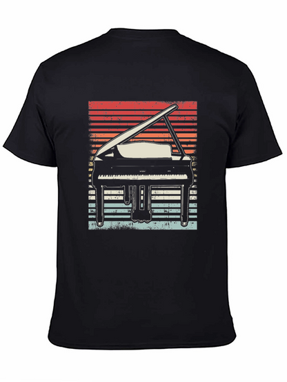 Retro Grand Piano Graphic Tee