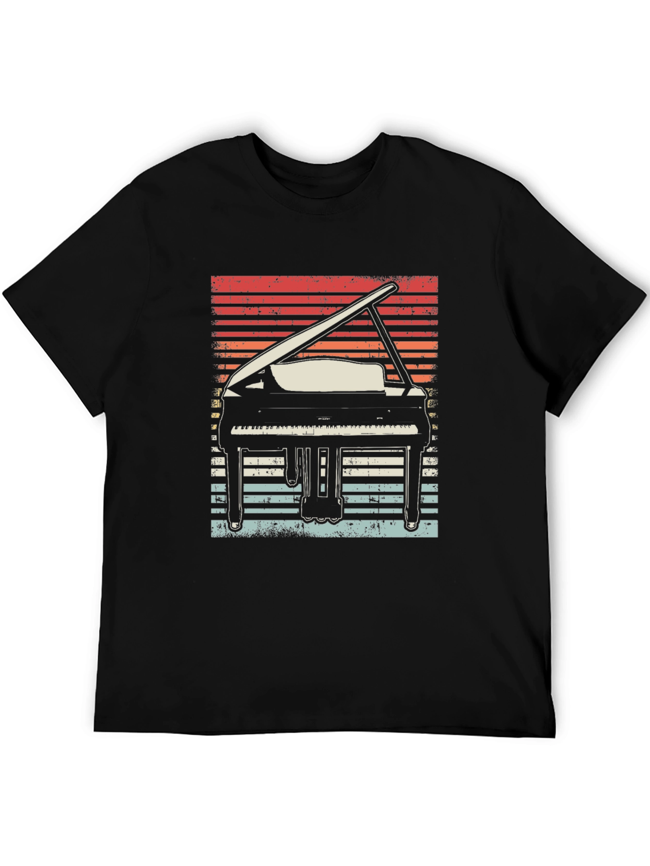 Retro Grand Piano Graphic Tee