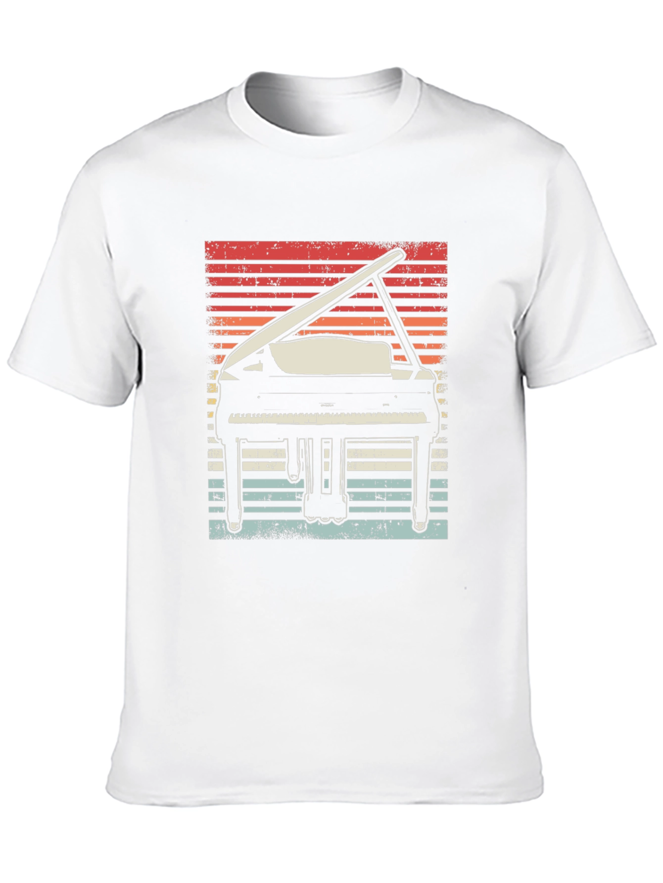 Retro Grand Piano Graphic Tee
