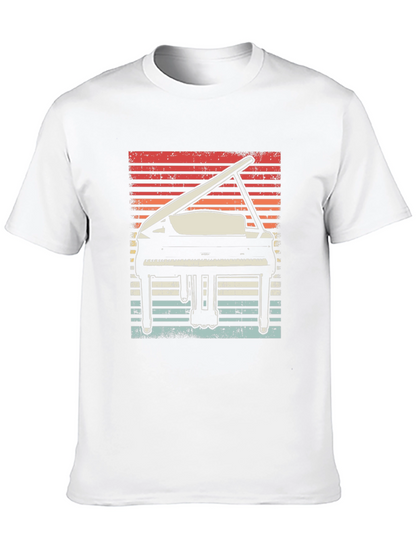 Retro Grand Piano Graphic Tee