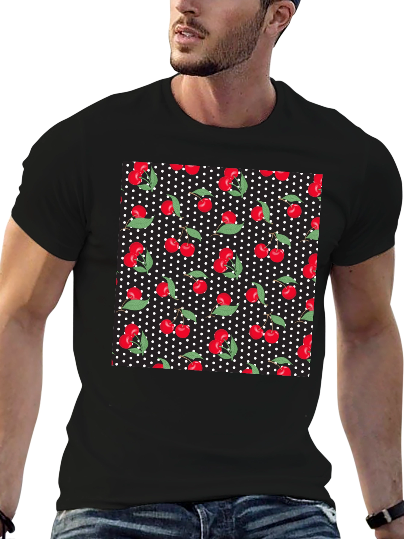 Cherry Polka Dot Tee