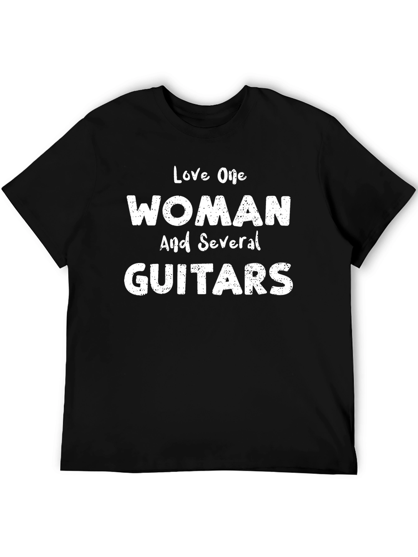 Love One Woman & Several Guitars Black Tee