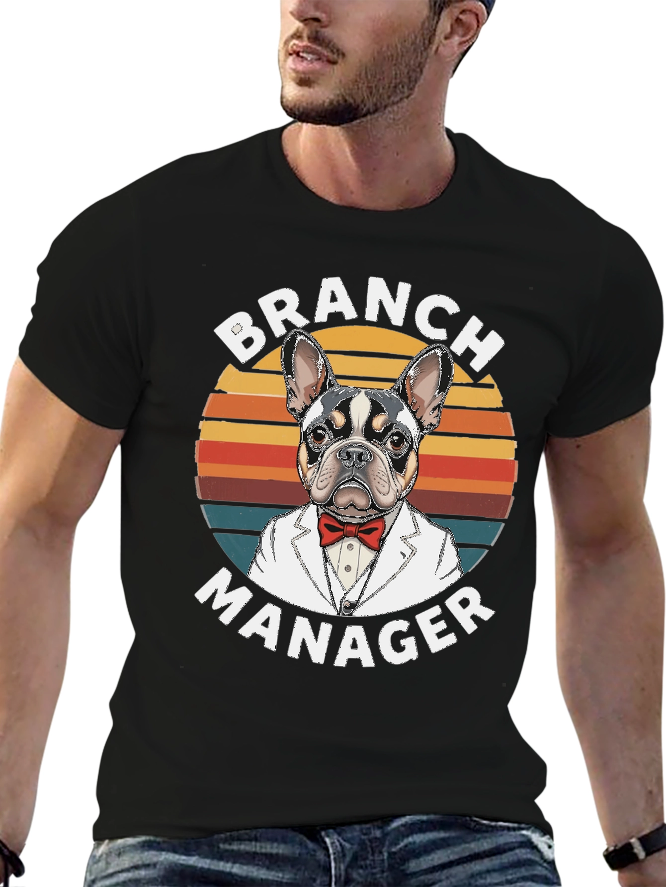 Branch Manager Dog Graphic T-Shirt
