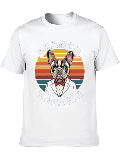 Branch Manager Dog Graphic T-Shirt