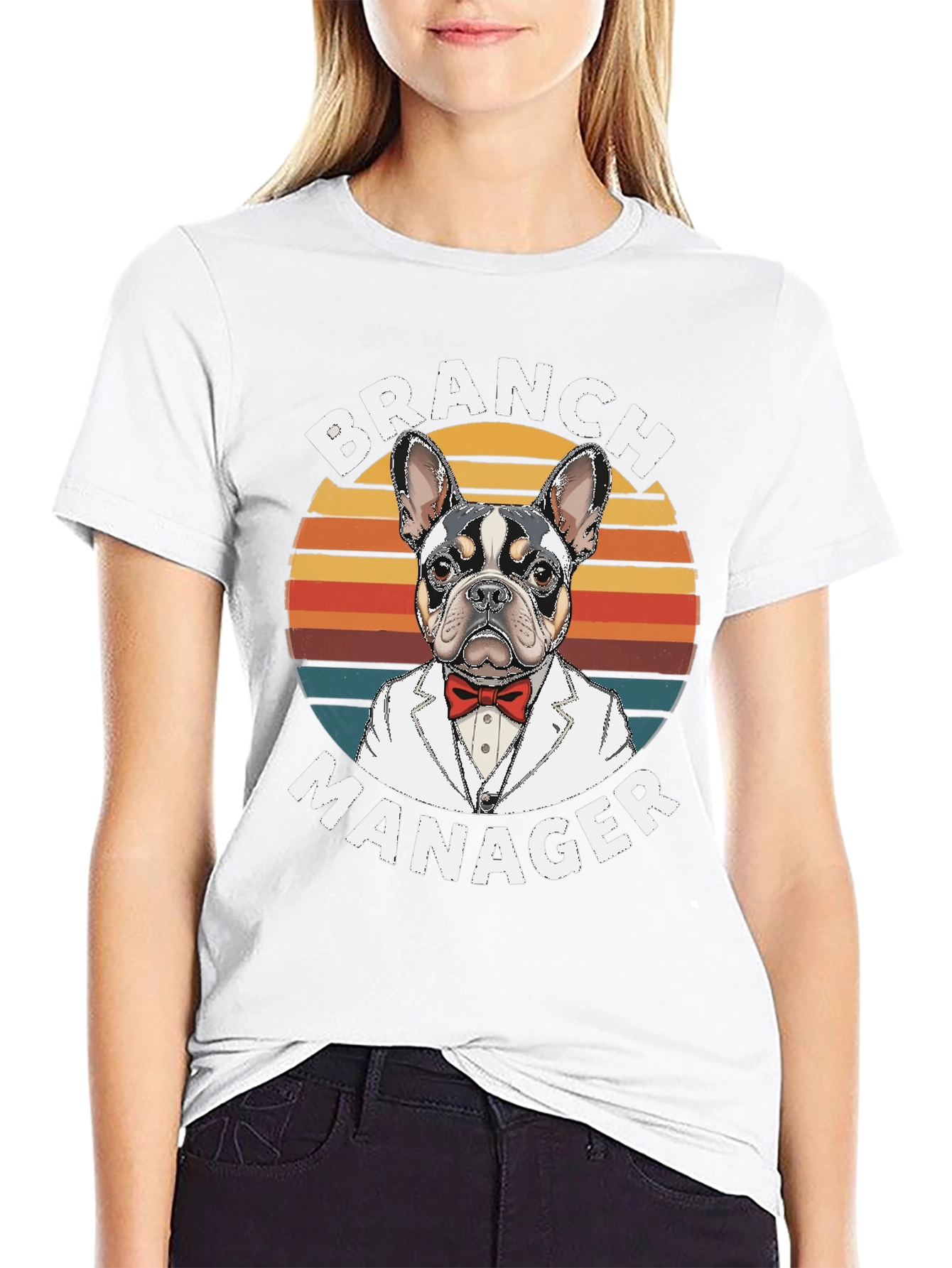 Branch Manager Dog Graphic T-Shirt