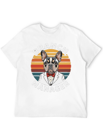 Branch Manager Dog Graphic T-Shirt