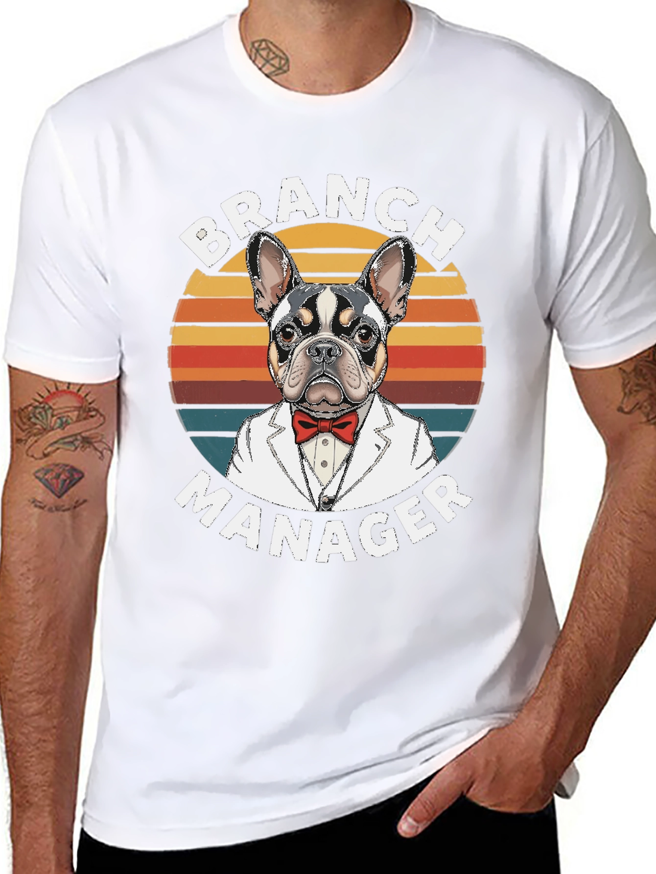 Branch Manager Dog Graphic T-Shirt