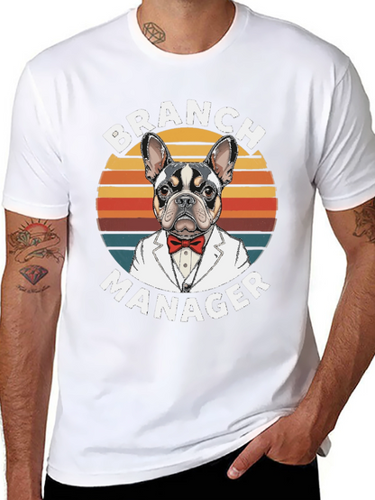 Branch Manager Dog Graphic T-Shirt