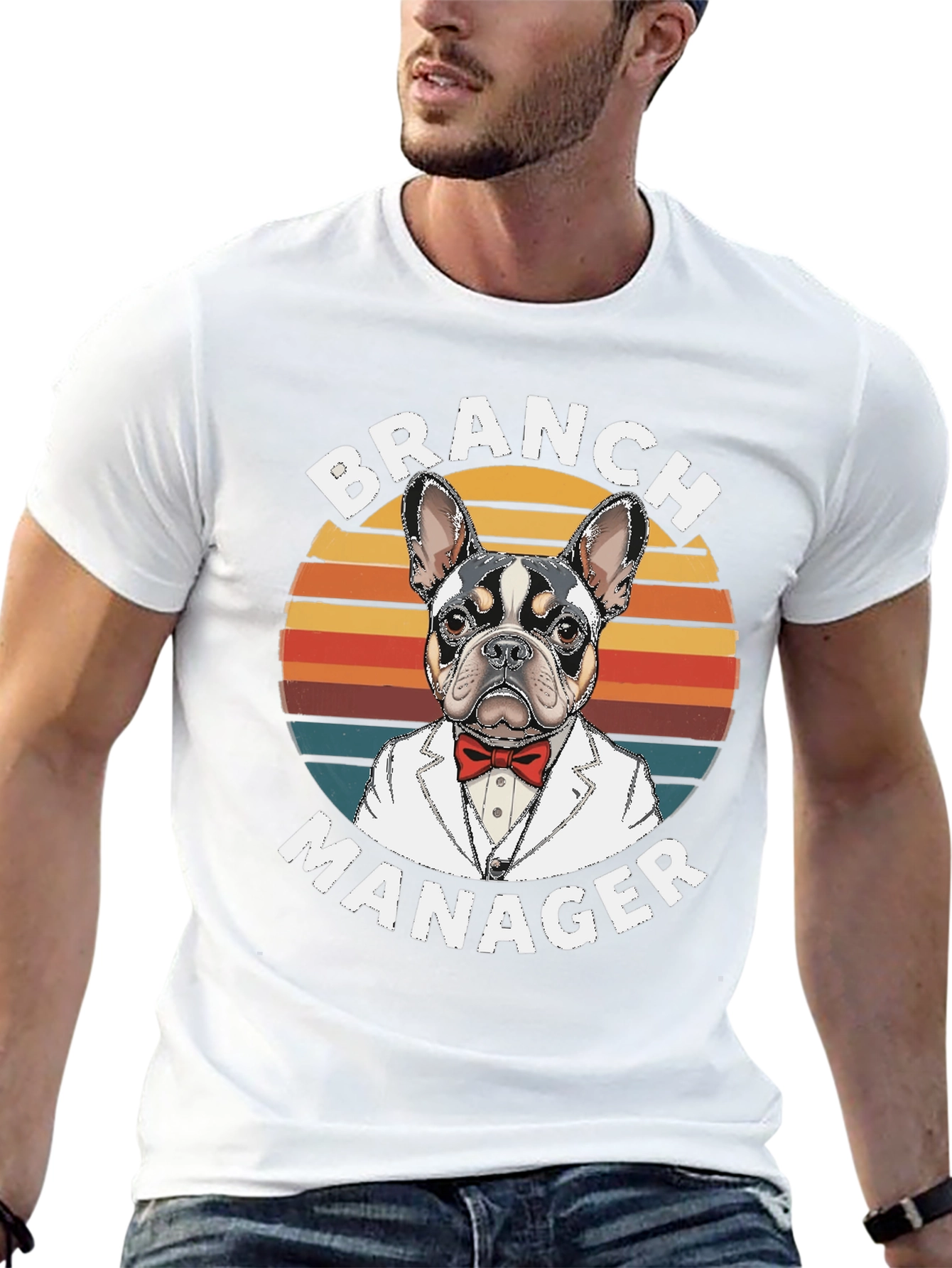 Branch Manager Dog Graphic T-Shirt
