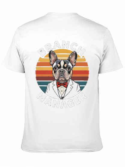 Branch Manager Dog Graphic T-Shirt