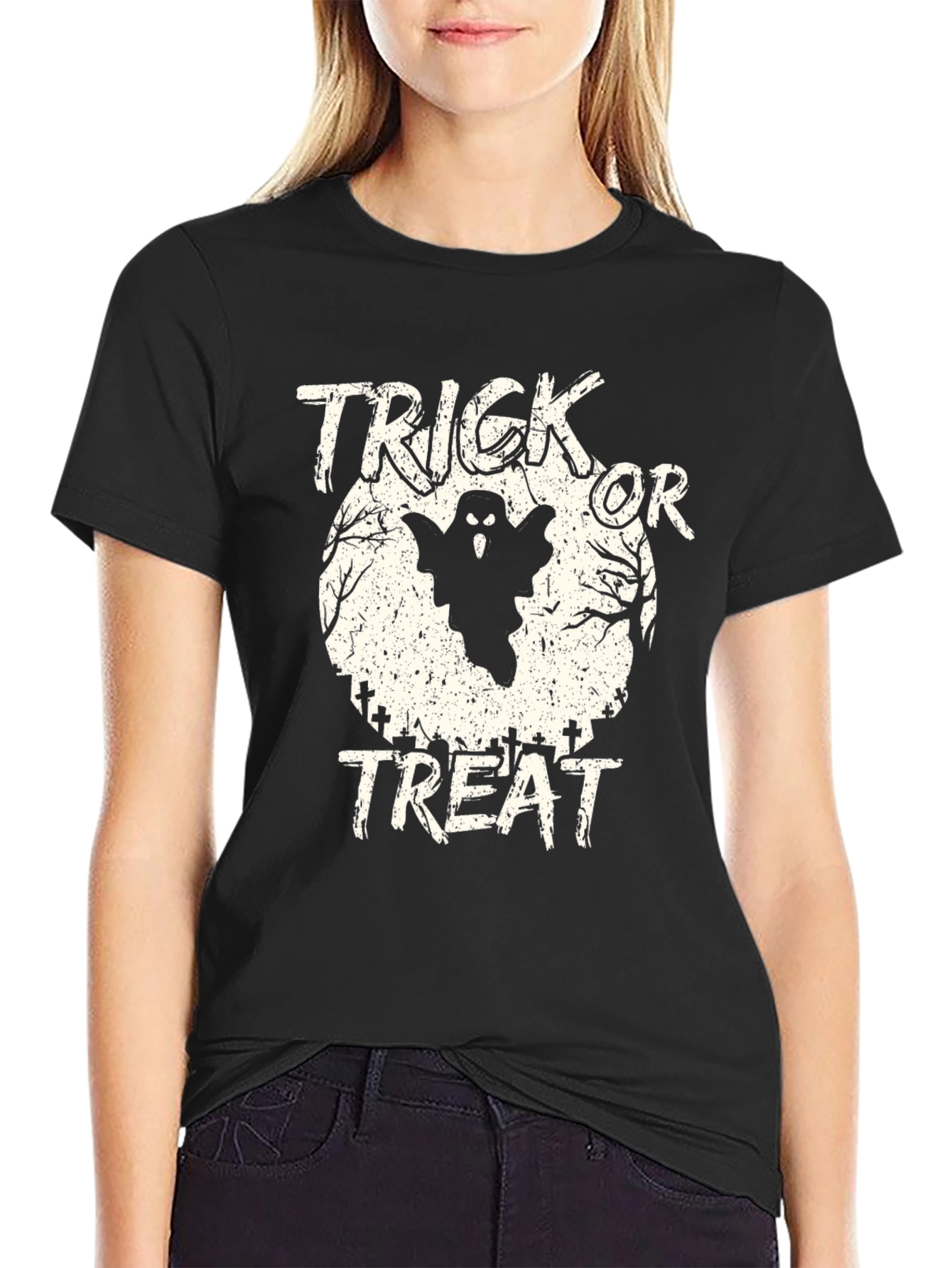 Halloween Ghost Trick or Treat T-Shirt