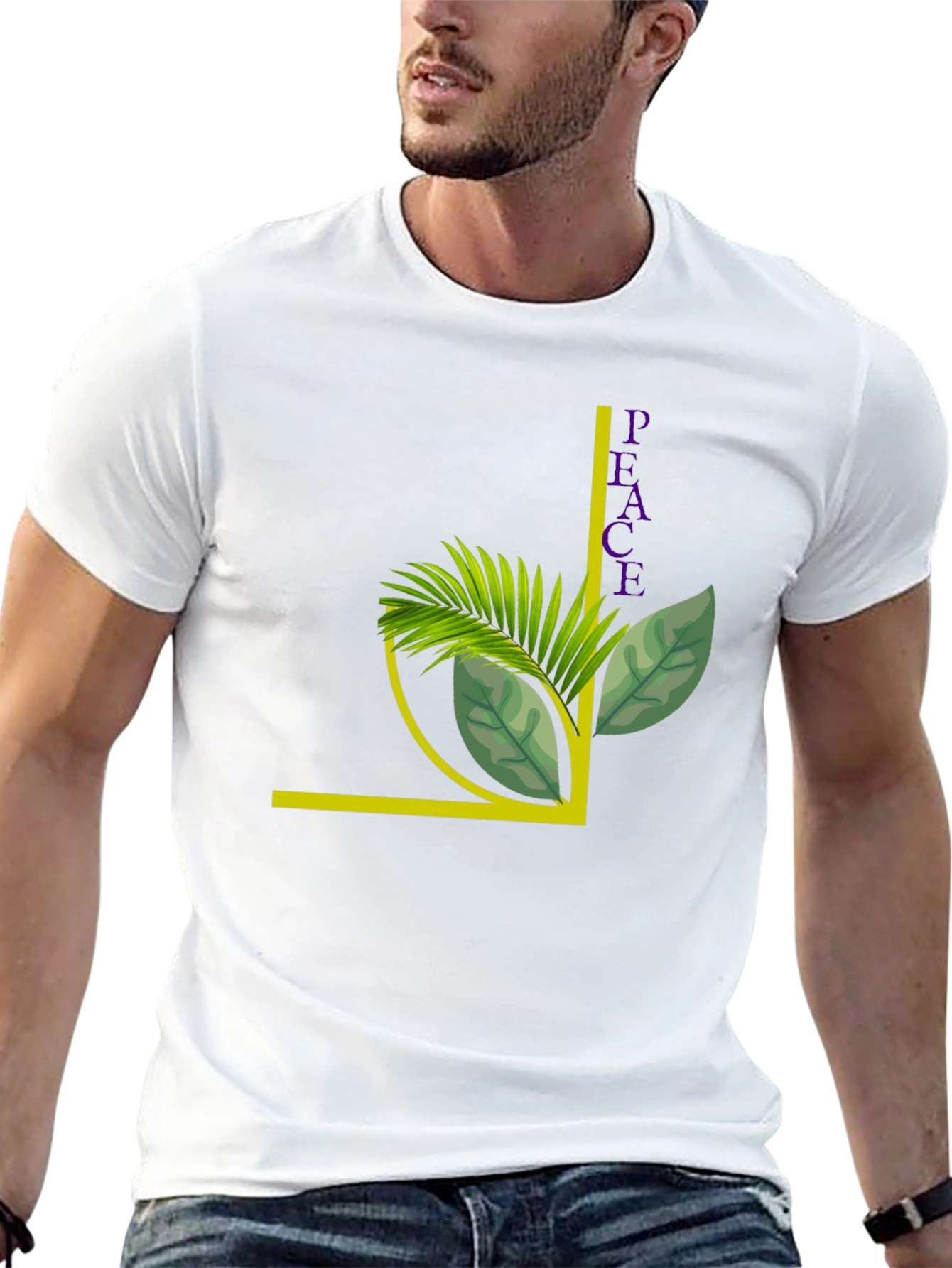 Peace Plant Graphic T-Shirt