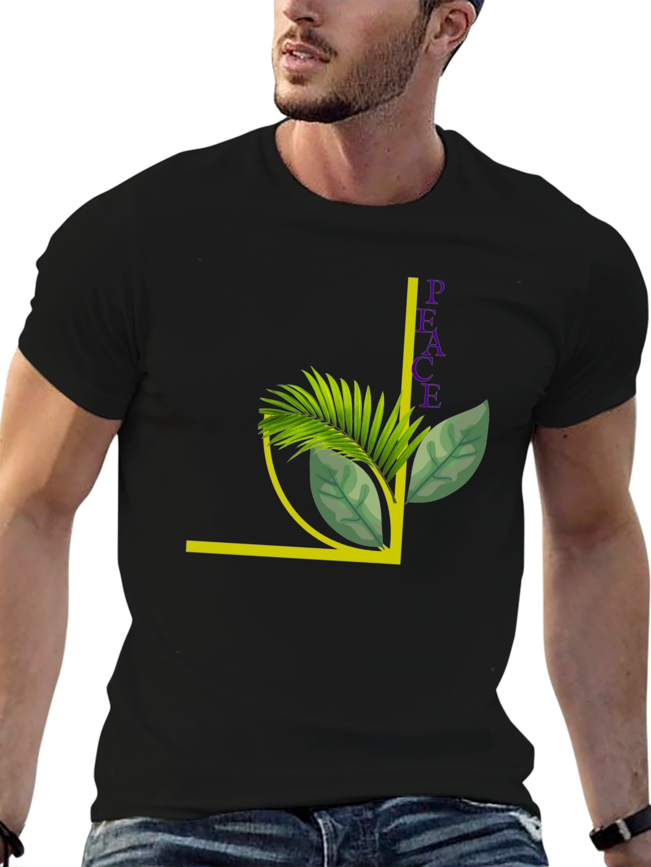 Peace Plant Graphic T-Shirt