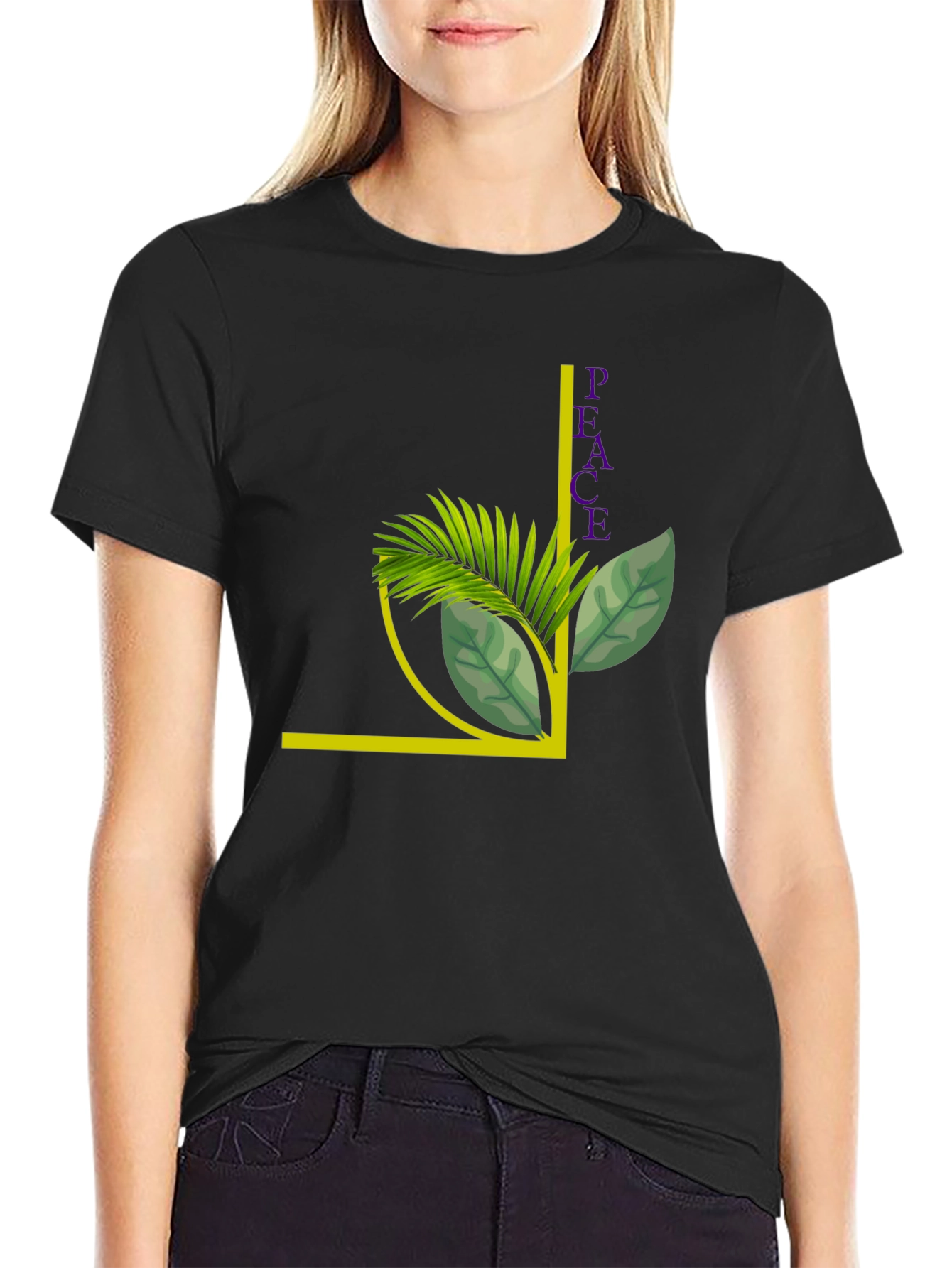 Peace Plant Graphic T-Shirt