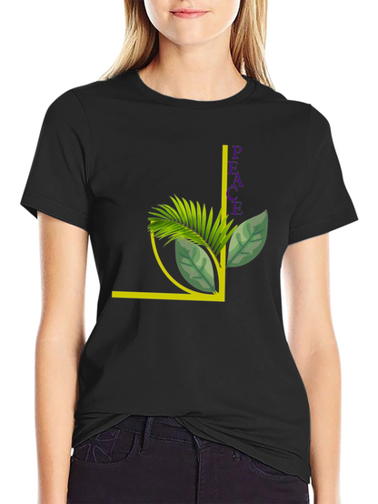 Peace Plant Graphic T-Shirt