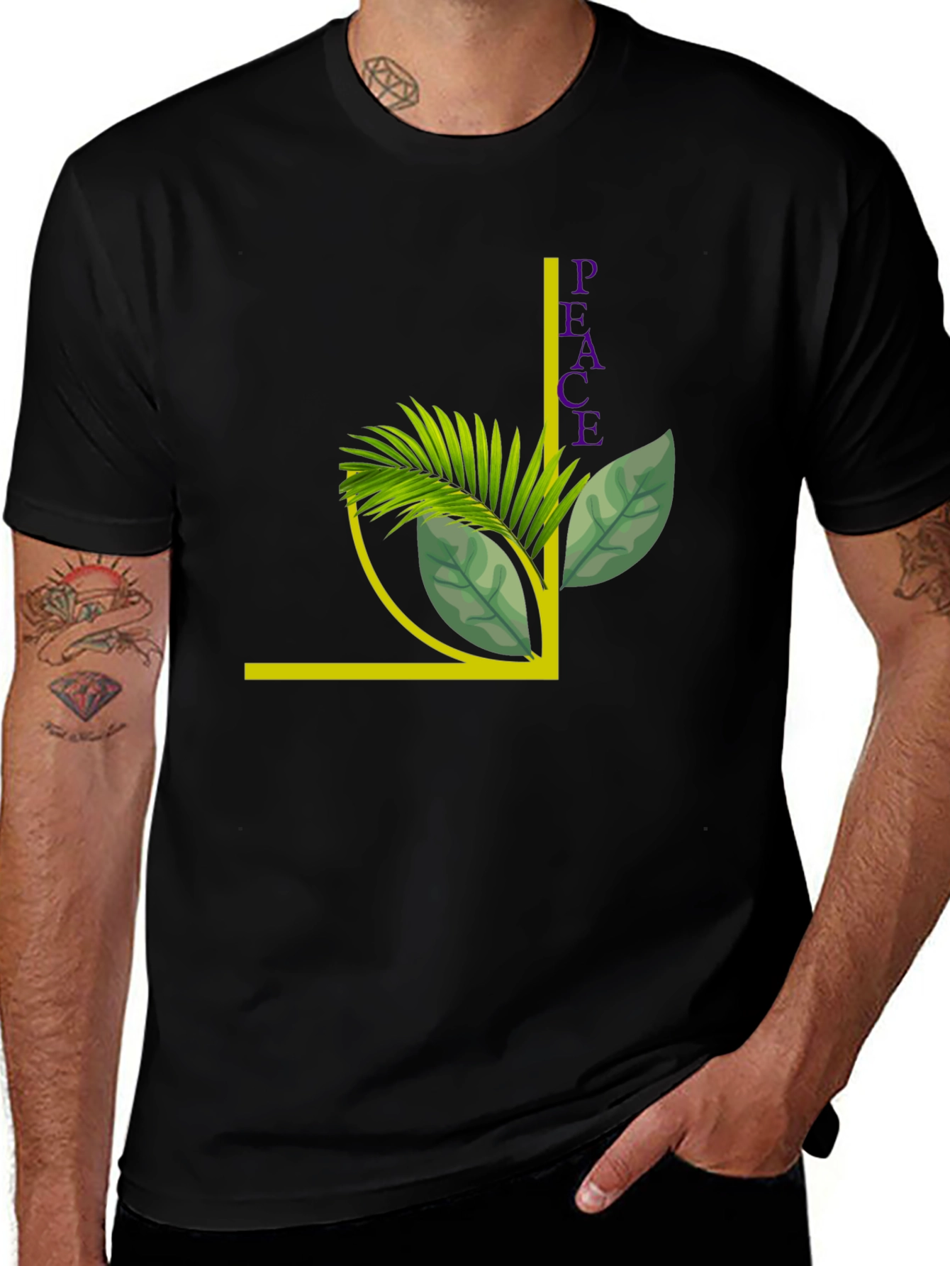Peace Plant Graphic T-Shirt