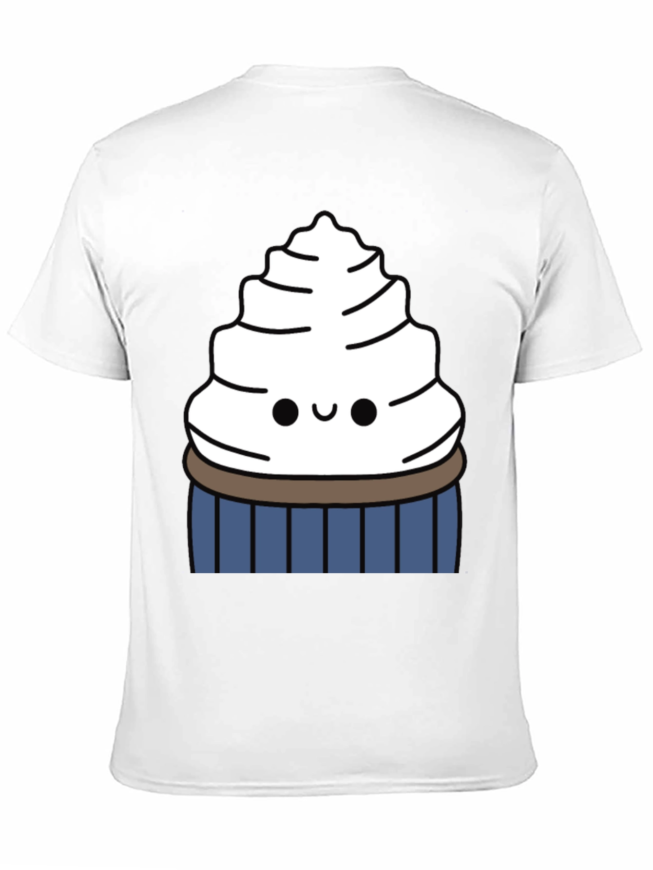 Cute Cupcake Graphic Tee - Sweet Tooth Style