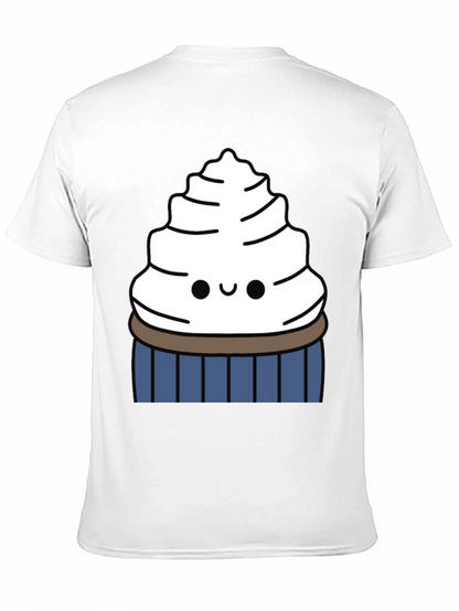 Cute Cupcake Graphic Tee - Sweet Tooth Style