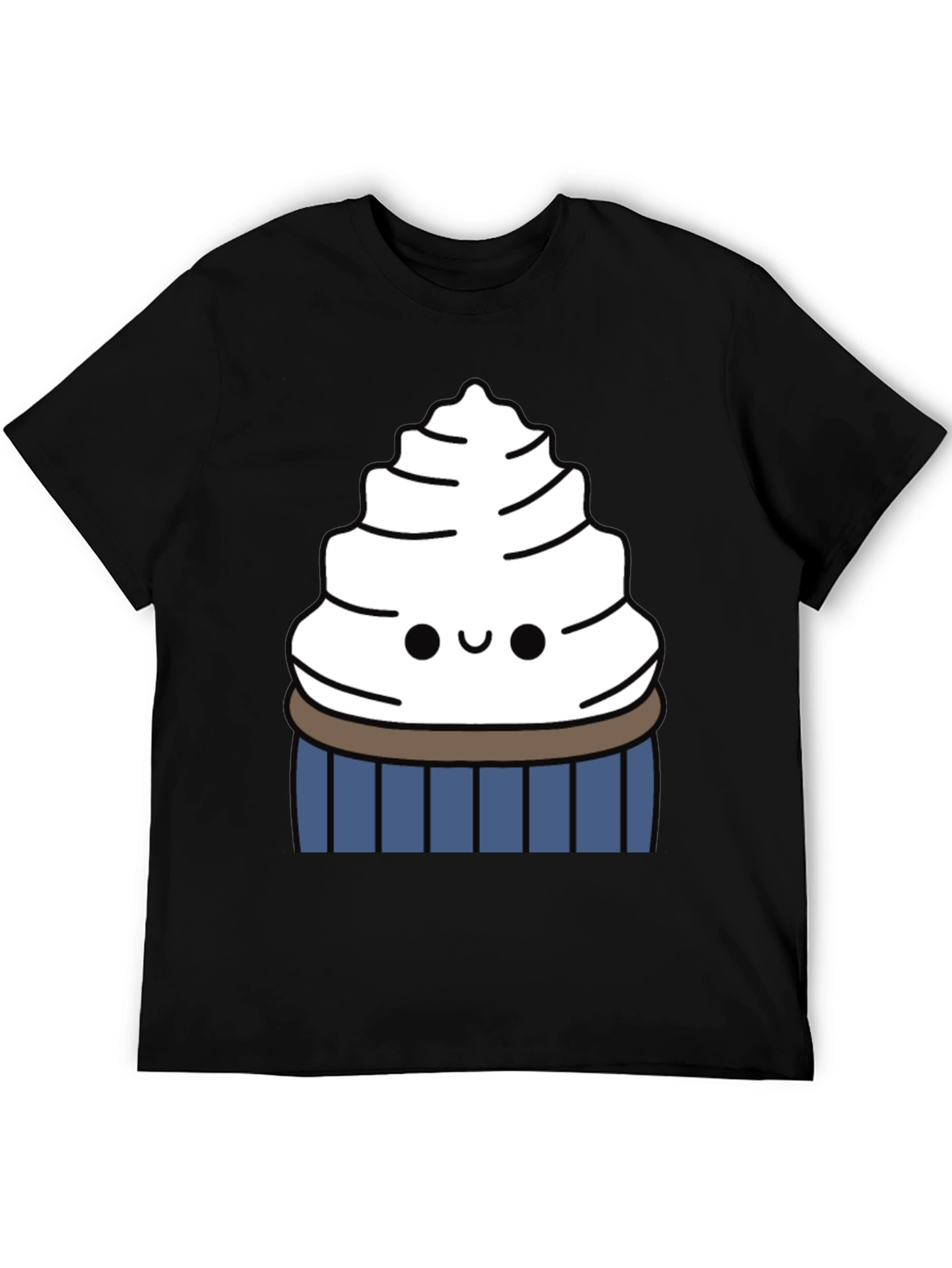 Cute Cupcake Graphic Tee - Sweet Tooth Style