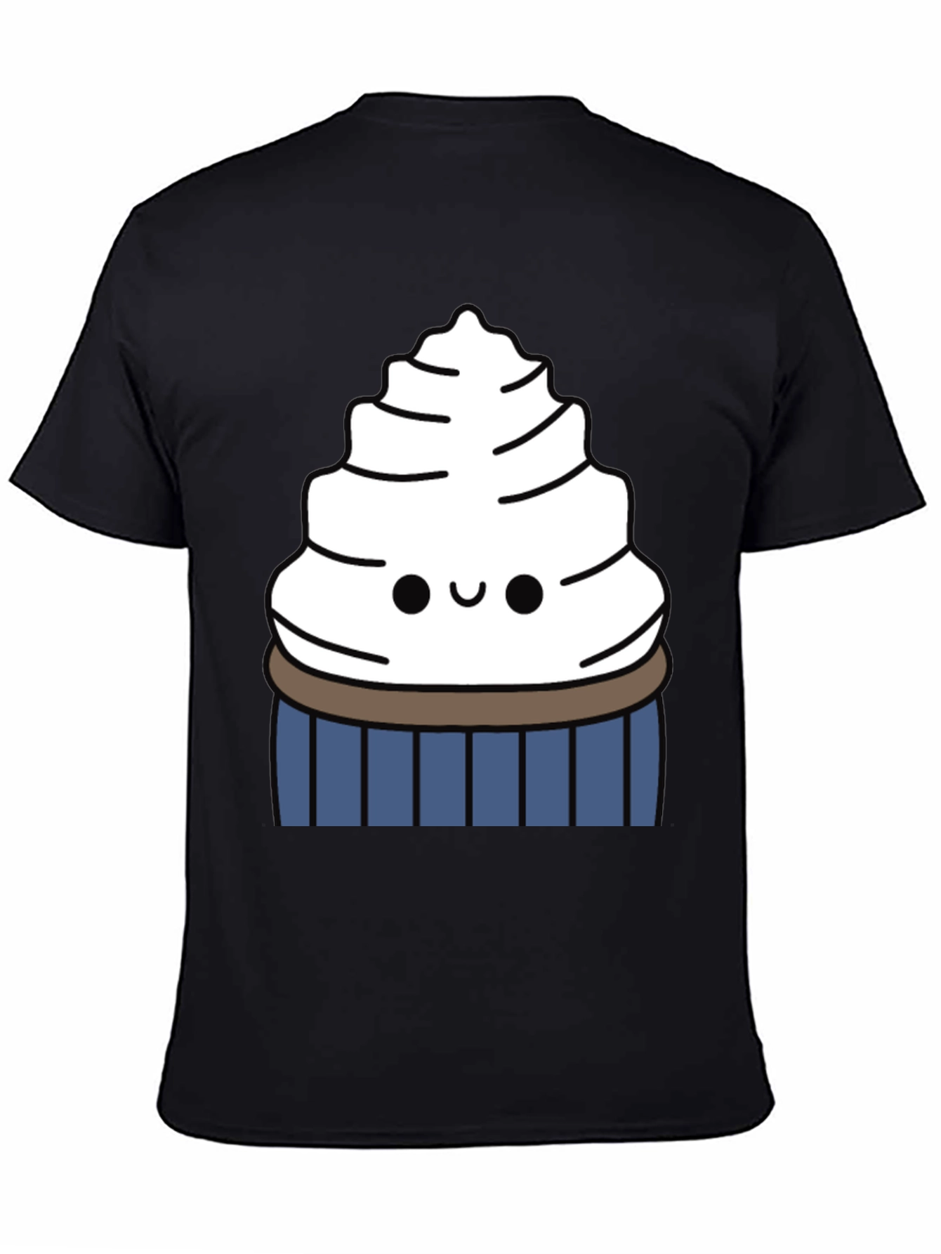 Cute Cupcake Graphic Tee - Sweet Tooth Style