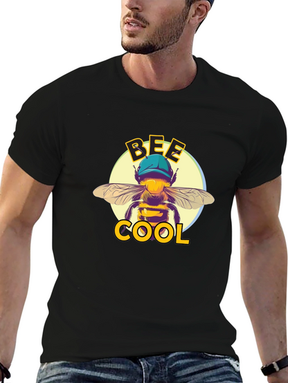 Bee Cool Graphic T-Shirt - Black