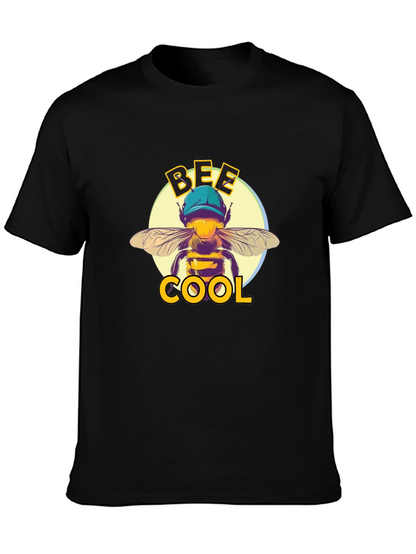 Bee Cool Graphic T-Shirt - Black