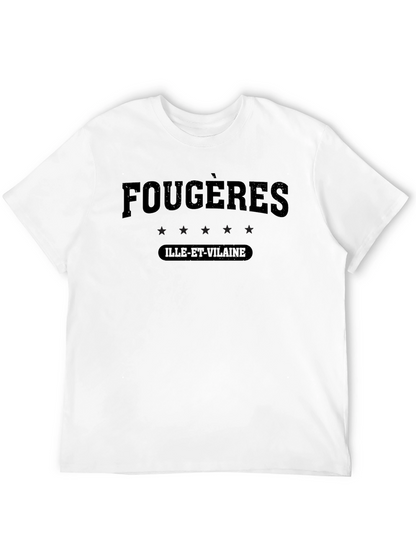 Fougères Ille-et-Vilaine Black Graphic Tee