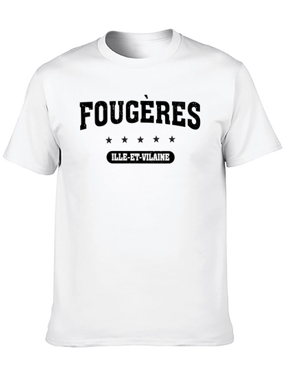 Fougères Ille-et-Vilaine Black Graphic Tee
