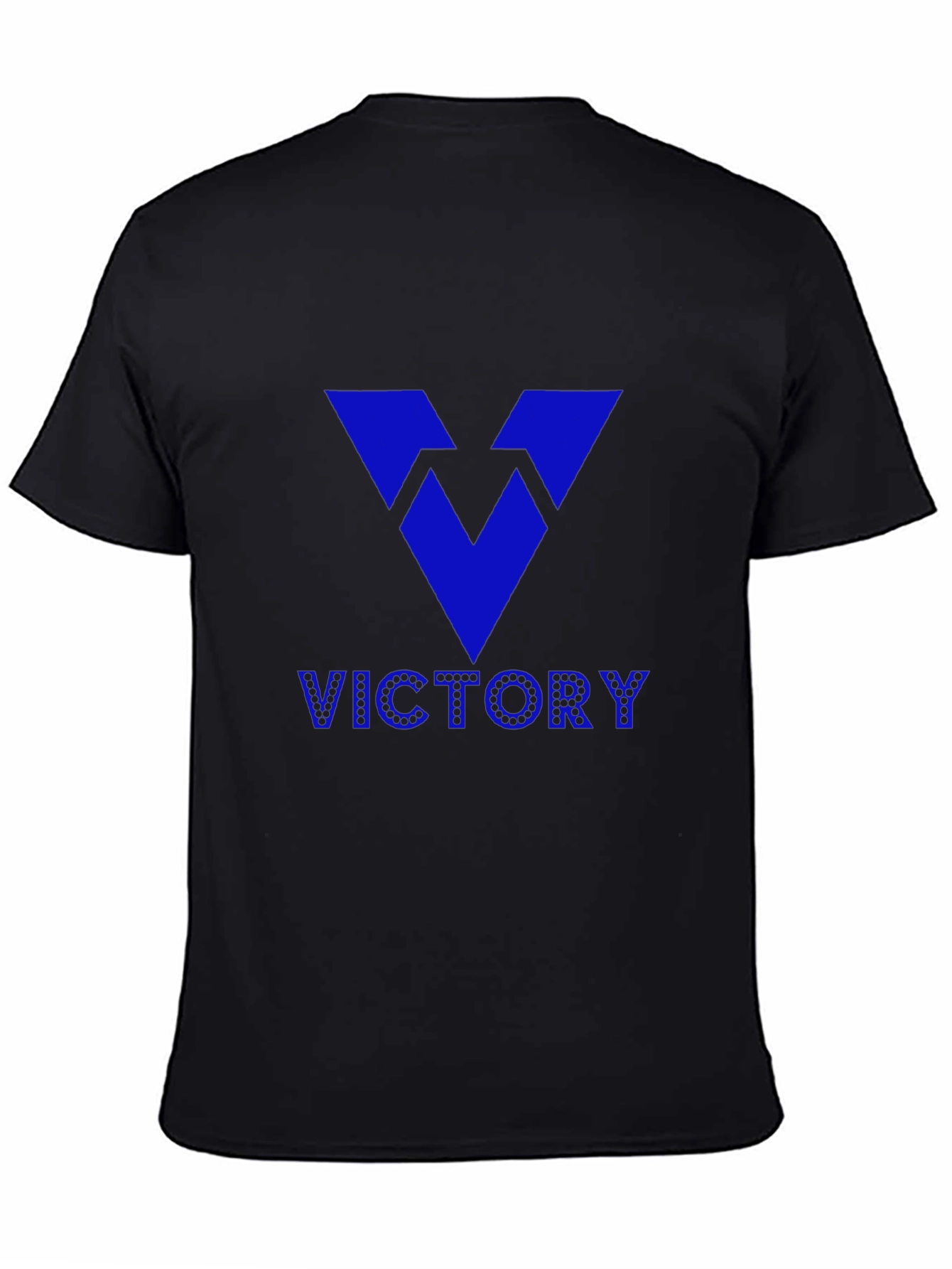 Victory Graphic Tee - Stylish Mens Black T-Shirt