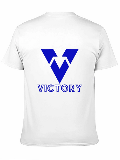 Victory Graphic Tee - Stylish Mens Black T-Shirt
