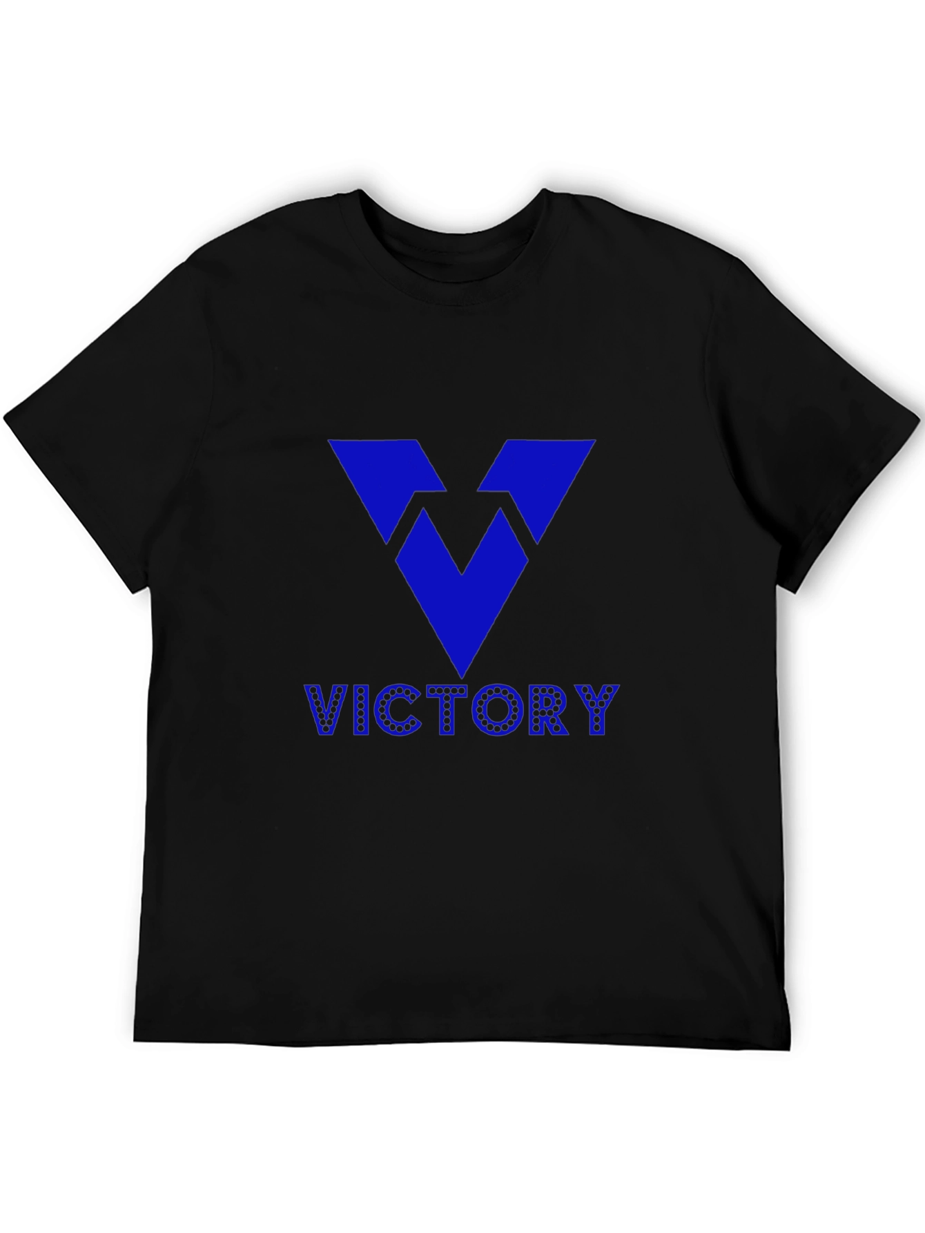 Victory Graphic Tee - Stylish Mens Black T-Shirt