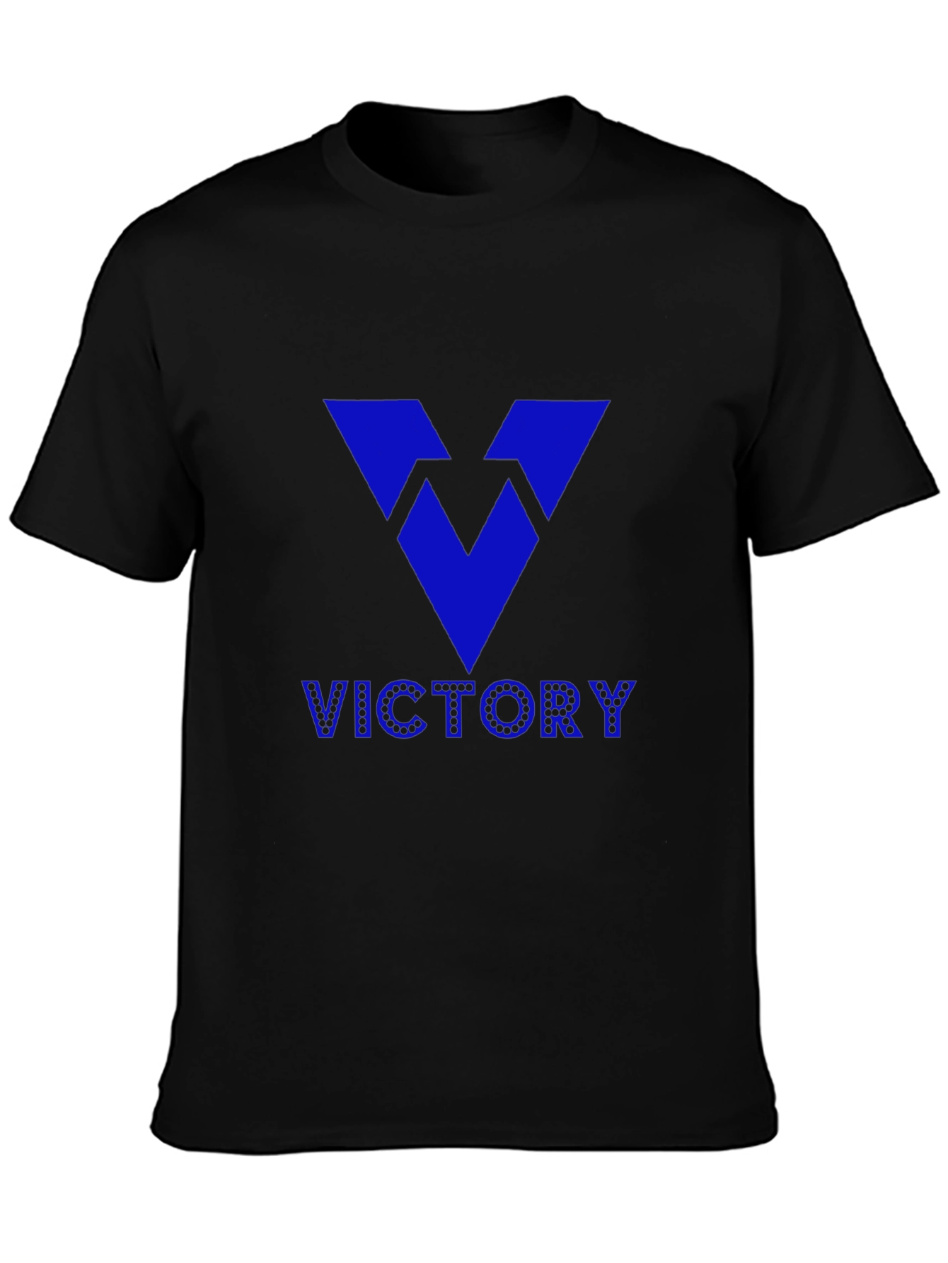 Victory Graphic Tee - Stylish Mens Black T-Shirt