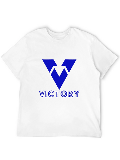 Victory Graphic Tee - Stylish Mens Black T-Shirt