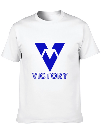 Victory Graphic Tee - Stylish Mens Black T-Shirt