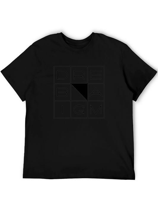 Dream Big Mens Black T-Shirt