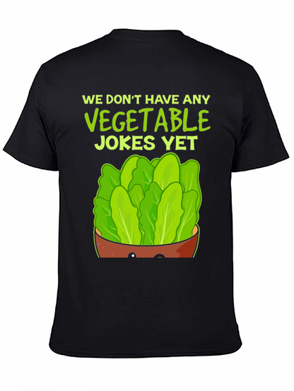 Funny Vegetable Jokes T-Shirt - Lettuce Design