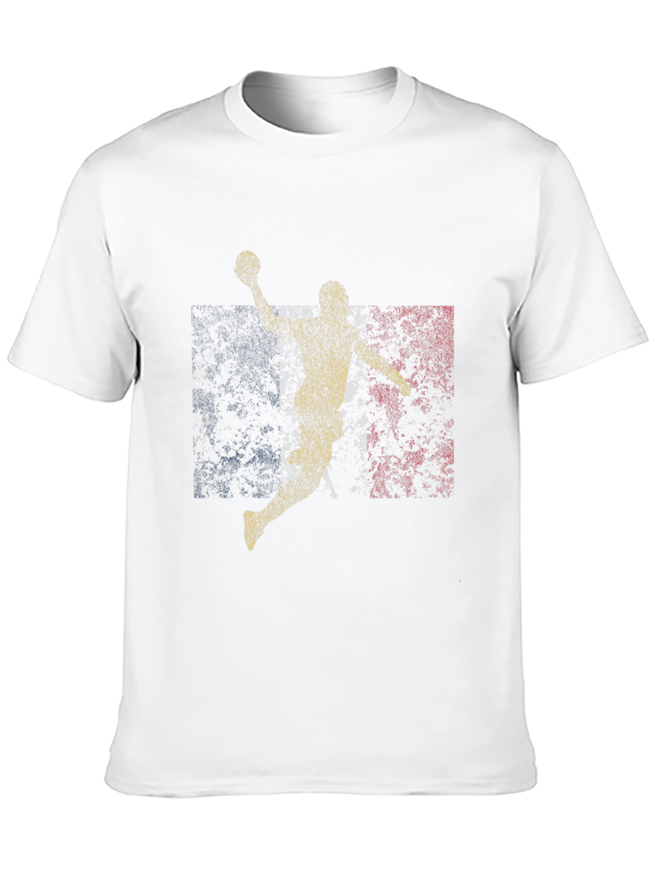 Handball Player Graphic Tee - Black