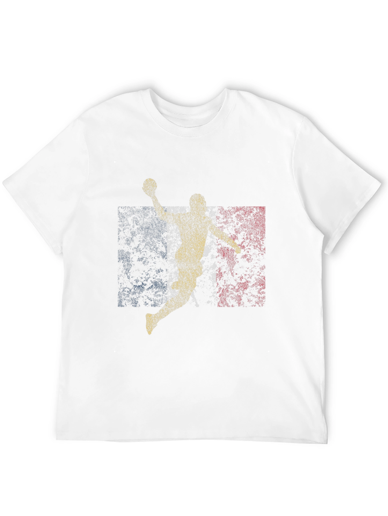 Handball Player Graphic Tee - Black