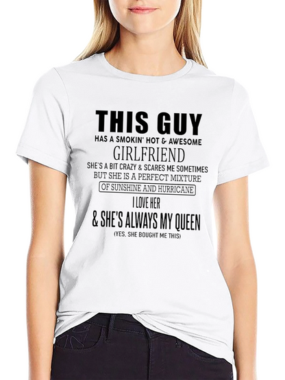 Funny Girlfriend T-Shirt - This Guy