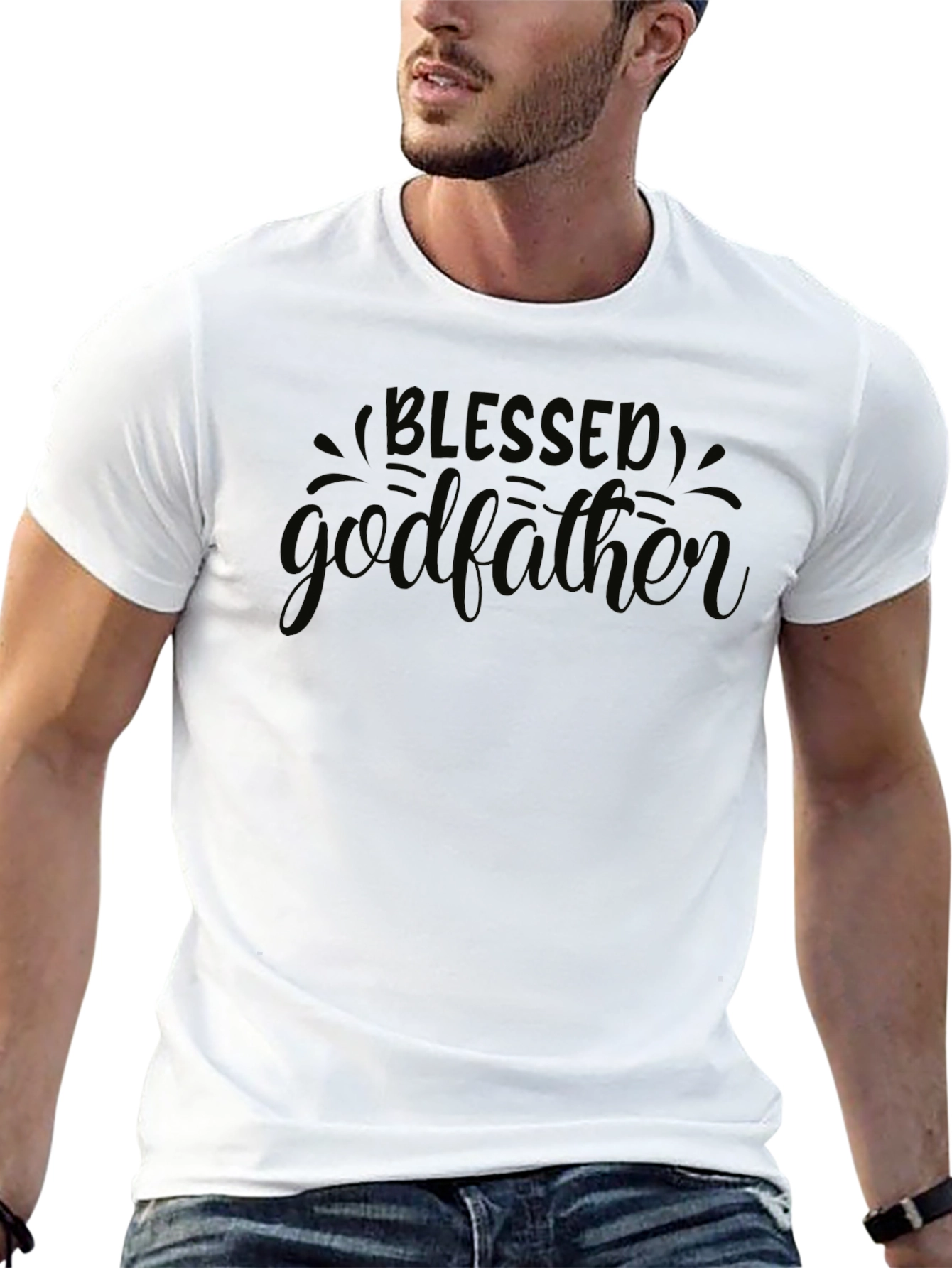 Blessed Godfather Black T-Shirt