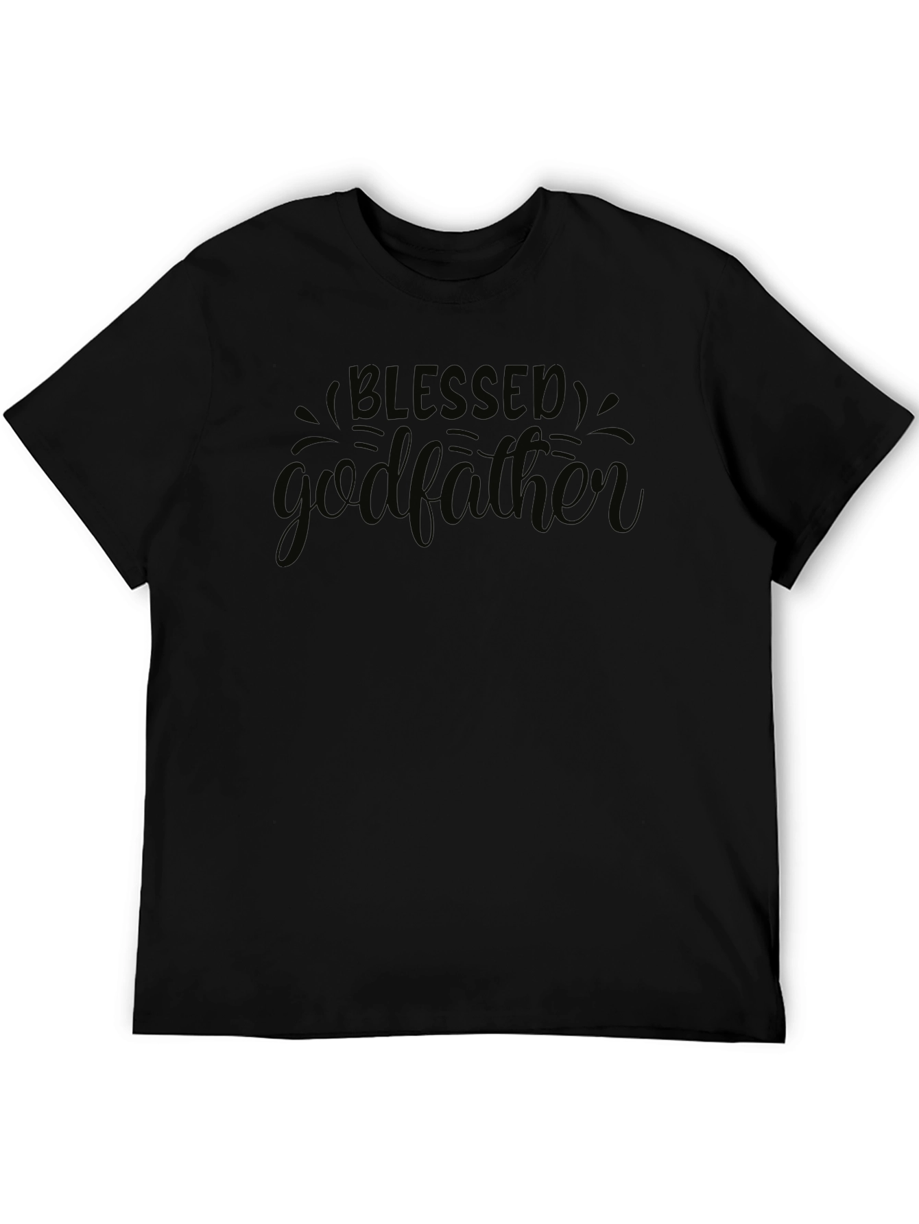Blessed Godfather Black T-Shirt