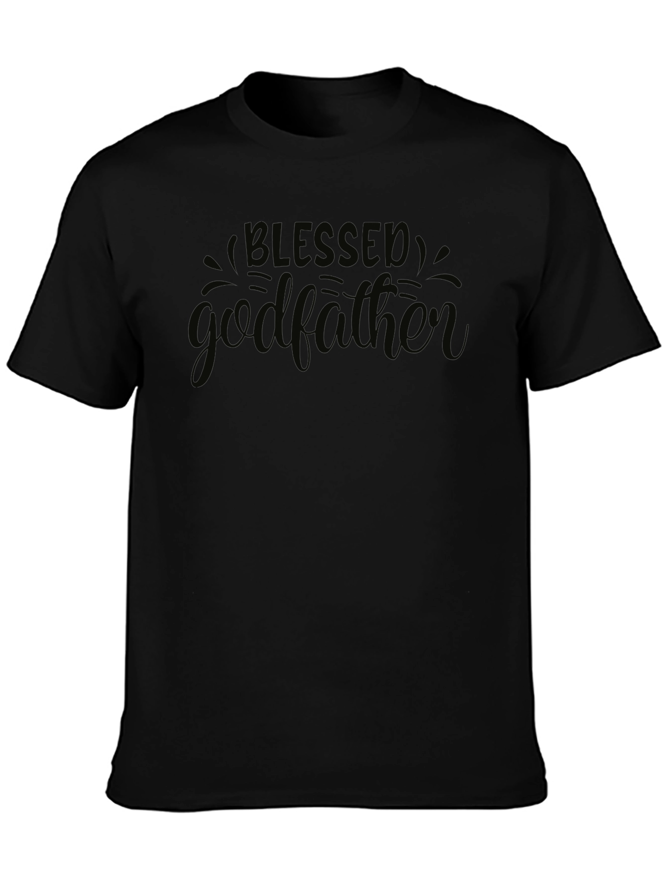 Blessed Godfather Black T-Shirt