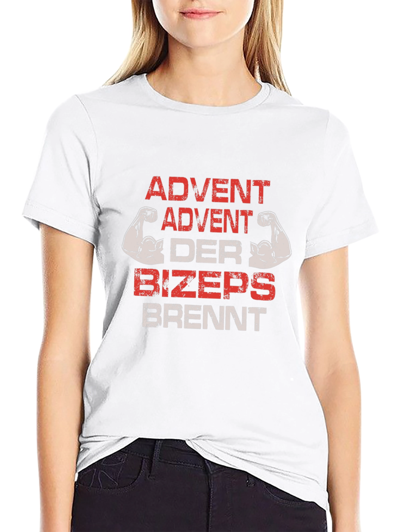 Advent Biceps Brennt Black T-Shirt